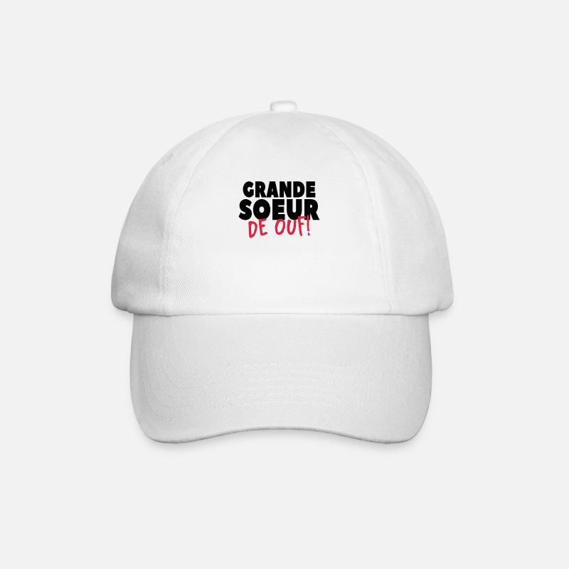 Grand Soeur De Ouf - Casquette classique - blanc/blanc