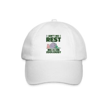 Zoologiste Zoo Élevage Faune Nature Zoologie - Casquette classique - blanc/blanc - Devant