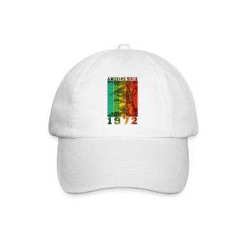 Génial depuis 1972 - Casquette classique - blanc/blanc - Devant