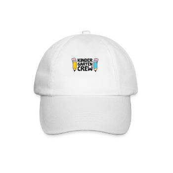 Kindergarten Crew - Baseball Cap - white/white - Front