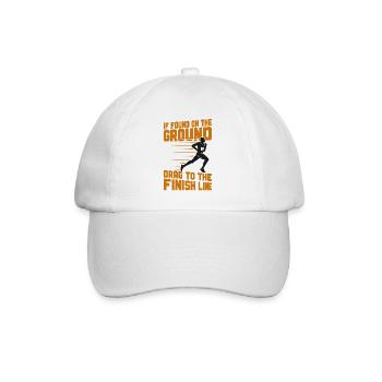 Running Runner Half Marathon - Baseball Cap - white/white - Front