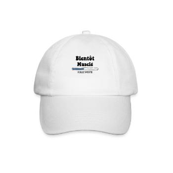 Bientôt Musclé Idée Cadeau Pour Sportifs - Casquette classique - blanc/blanc - Devant