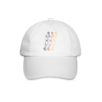 Schéma en 3 | | de basket-ball Tournoi - Casquette classique - blanc/blanc - Devant