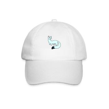 Kawaii Ermine - Baseball Cap - white/white - Front