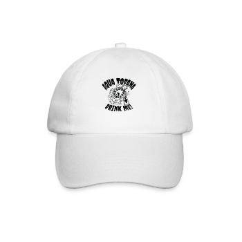 Aqua Tofana Drinking Mystery Fan Potion Drink - Baseball Cap - white/white - Front
