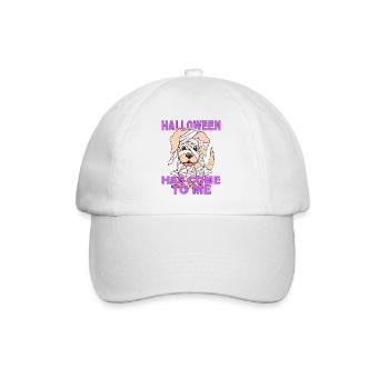 HALLOWEEN EST VENU À MOI - Casquette classique - blanc/blanc - Devant