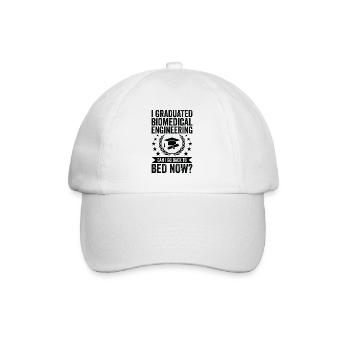 J’ai terminé le génie biomédical - Casquette classique - blanc/blanc - Devant