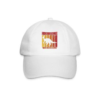 Parasaurolophus Dinosaur Lover Gift - Baseball Cap - white/white - Front