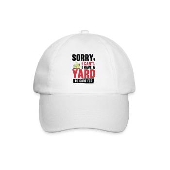 New Homeowner Housewarming Front Yard Back Yard - Baseball Cap - white/white - Front