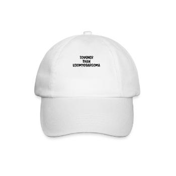 Harder Than Leiomyosarcoma Cancer - Baseball Cap - white/white - Front