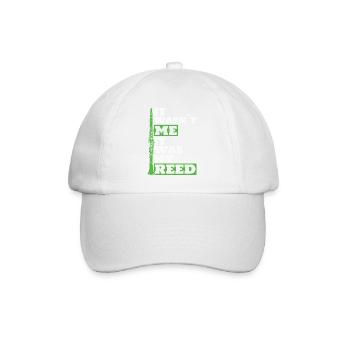 Clarinet player Brass band Music band Musicians - Baseball Cap - white/white - Front