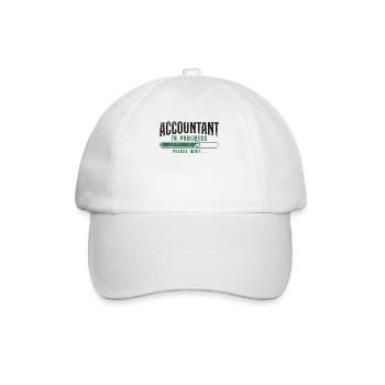 Accountant Bookkeeper Accounting - Baseball Cap - white/white - Front