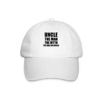 Meilleur oncle Bad Influence Cadeau de famille - Casquette classique - blanc/blanc - Devant