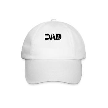 Photographer Father Photography Camera - Baseball Cap - white/white - Front