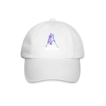 Motivational Season Of Pleasant Hockey Saying - Baseball Cap - white/white - Front