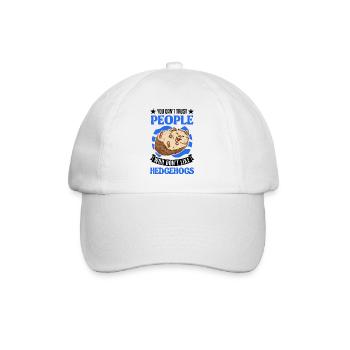 Hérisson Cadeau Hérisson épineux - Casquette classique - blanc/blanc - Devant