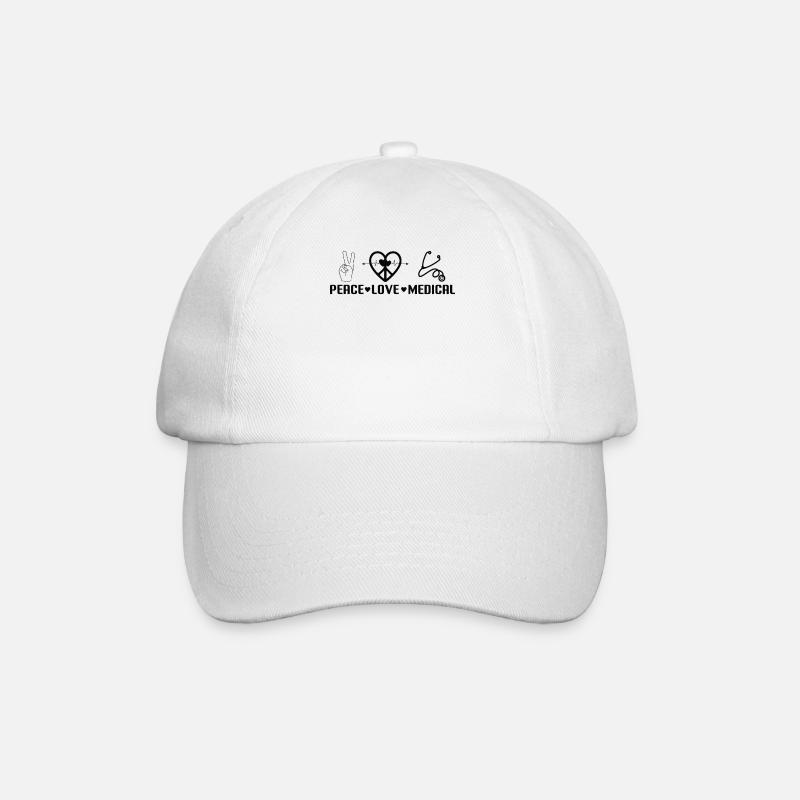 Adjoint au médecin Adjoint Au bureau du médecin - Casquette classique - blanc/blanc