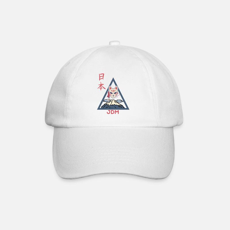JDM Fan - Baseballkappe - Weiß/Weiß