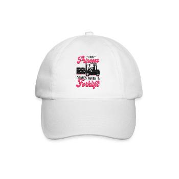 Certified Forklift Truck Operator - Baseball Cap - white/white - Front