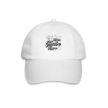 Theater Acting Drama Tech Crew Musical Director - Baseball Cap - white/white - Front