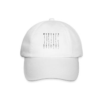 Palm Tree Holiday - Island Bahamas - Baseball Cap - white/white - Front