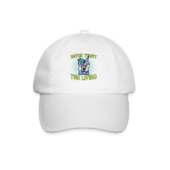 Horreur Halloween Le Vivant Effrayant - Casquette classique - blanc/blanc - Devant