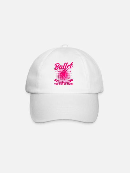 Ballerina Ballett Tänzerin Ballett Mädchen - Baseballkappe - Weiß/Weiß
