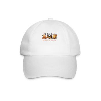 Blätter und Kürbisse bitte - Baseballkappe - Weiß/Weiß - Vorne