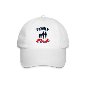 Family first - Casquette classique - blanc/blanc - Devant