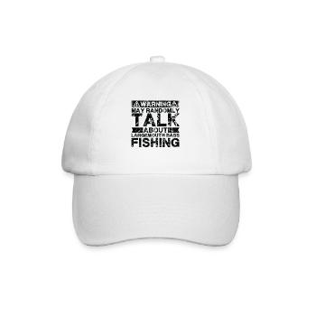Pêche - Achigan à grande bouche - Casquette classique - blanc/blanc - Devant