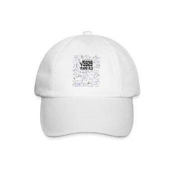Square Root of 5929 Math Nerd 77th Birthday - Baseball Cap - white/white - Front