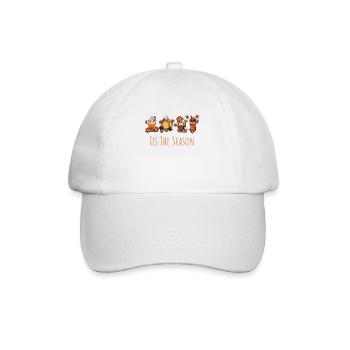 Coffee lovers, it's the season - Baseball Cap - white/white - Front