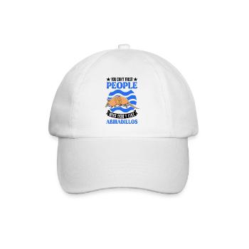 Armadillo Gift Armadillo - Baseball Cap - white/white - Front