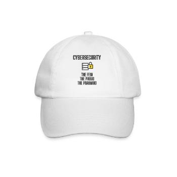 Cybersecurity - IT Security Computer Scientists - Baseball Cap - white/white - Front