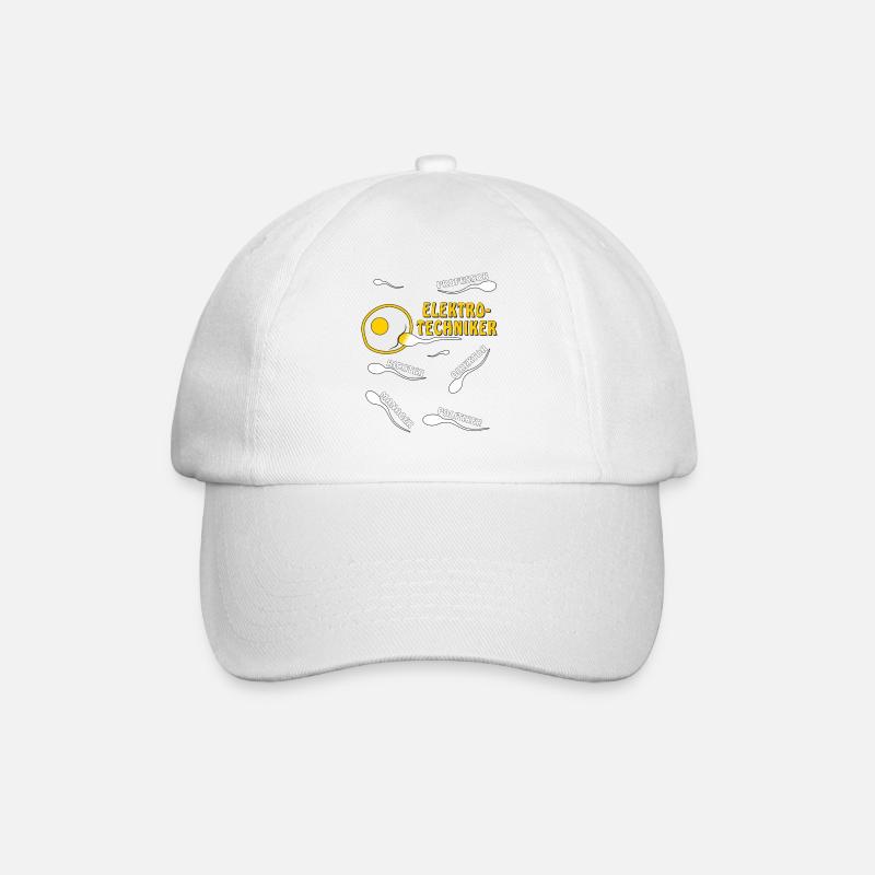 ELEKTROTECHNIKER - Baseballkappe - Weiß/Weiß