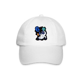 Boy 6 years old gift son astronaut motif - Baseball Cap - white/white - Front