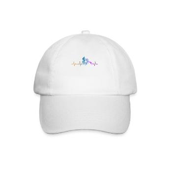 Enduro MTB Mountain Bike Riding - Baseball Cap - white/white - Front