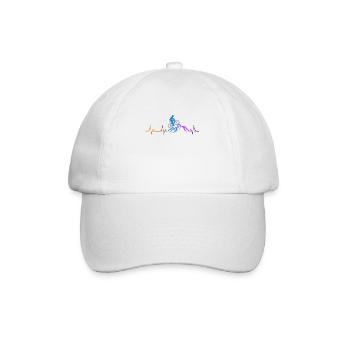 Drôle de vélo de route à vélo - Casquette classique - blanc/blanc - Devant