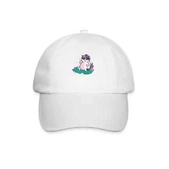 cool licorne surfe sur les sports de créatures mythiques - Casquette classique - blanc/blanc - Devant