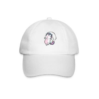 Licorne saute à la corde Créatures mythiques Sport - Casquette classique - blanc/blanc - Devant
