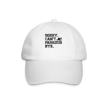 Parkour Free Running Traceur - Baseball Cap - white/white - Front