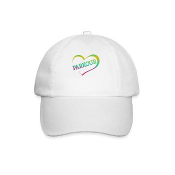 Parkour Free Running Traceur Fille - Casquette classique - blanc/blanc - Devant