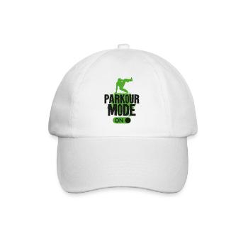 Parkour Free Running Traceur - Baseball Cap - white/white - Front
