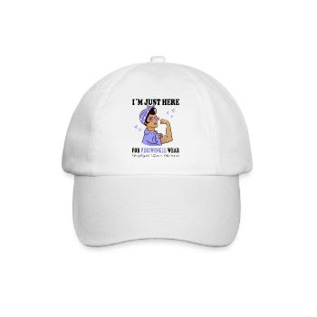 Cancer de l’œsophage de la pervenche en avril - Casquette classique - blanc/blanc - Devant