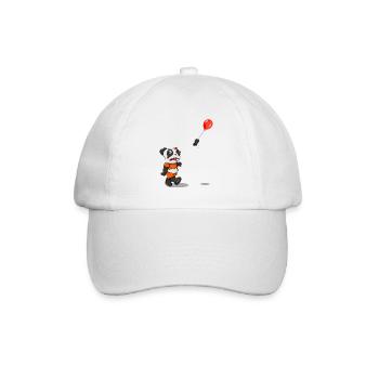 Zombie Panda Horror Panda Halloween Party Shirt - Baseball Cap - white/white - Front