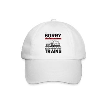 Conducteur de train à vapeur Trainspotting - Casquette classique - blanc/blanc - Devant