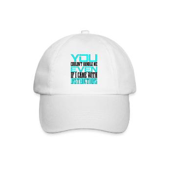 Vous ne pouviez pas me gérer même avec les instructions 2 - Casquette classique - blanc/blanc - Devant
