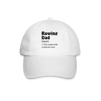 Rameur Père Rameur Papa Rowing Club Papa Aviron - Casquette classique - blanc/blanc - Devant