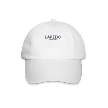USA City Coordinates - Laredo - Baseball Cap - white/white - Front
