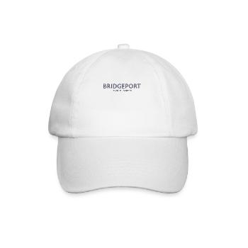 Coordonnées de la ville des États-Unis - Bridgeport - Casquette classique - blanc/blanc - Devant